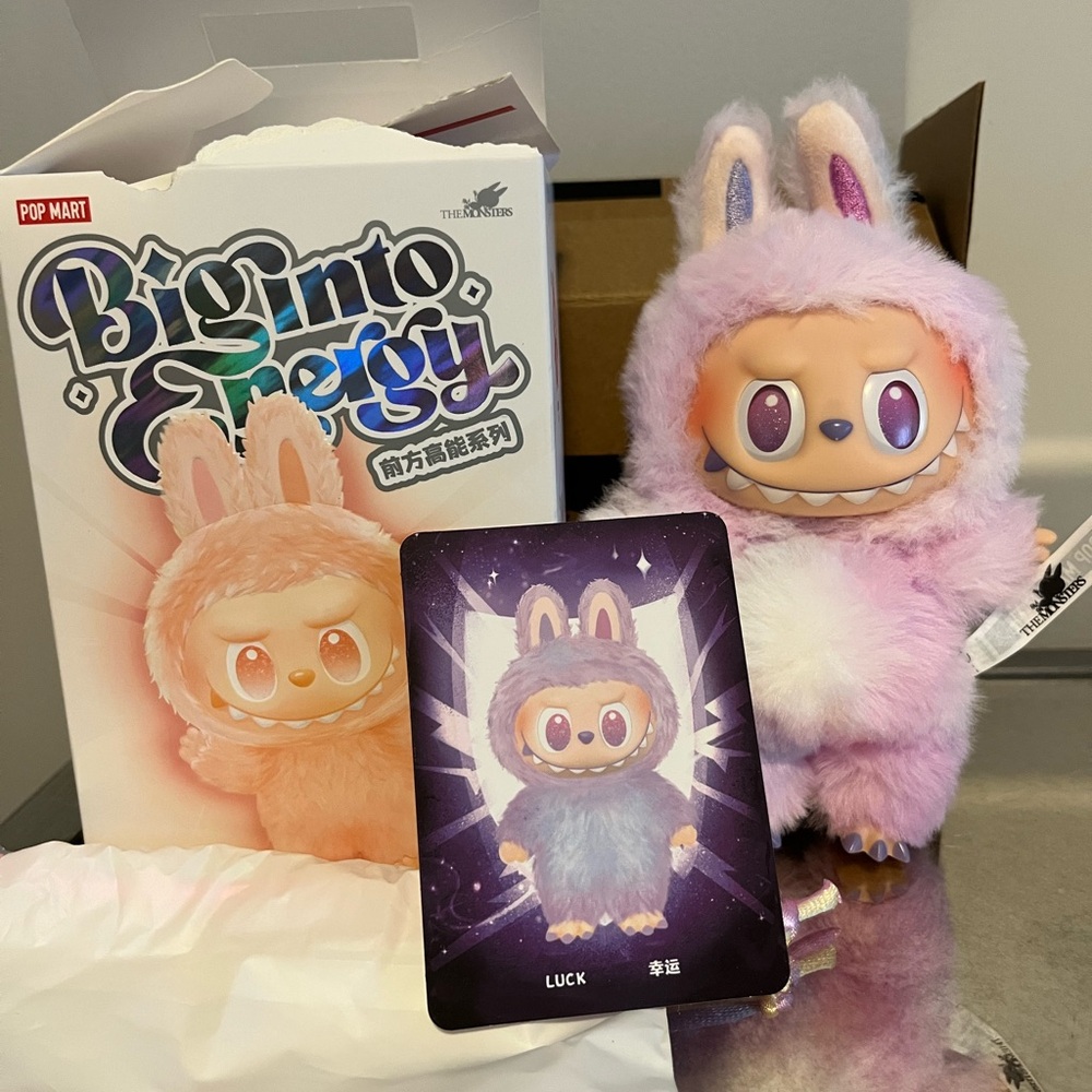 Big Into Energy Labubu - LUCK